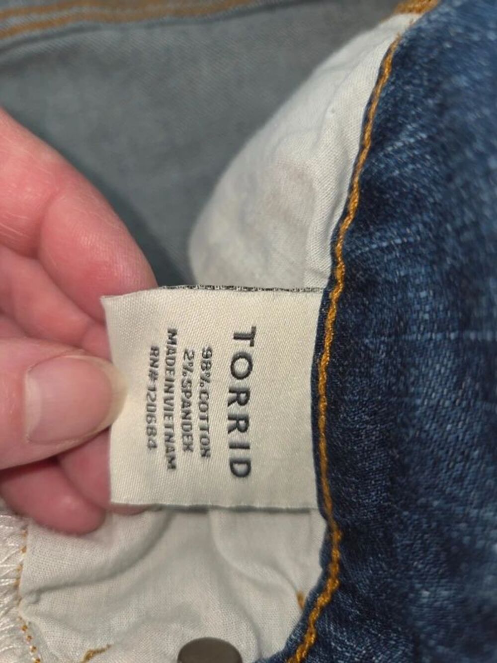 Torrid Skinny Ankle Jeans Distressed Medium Wash Stretch Size 3 / 3X 22 - Picture 6 of 8